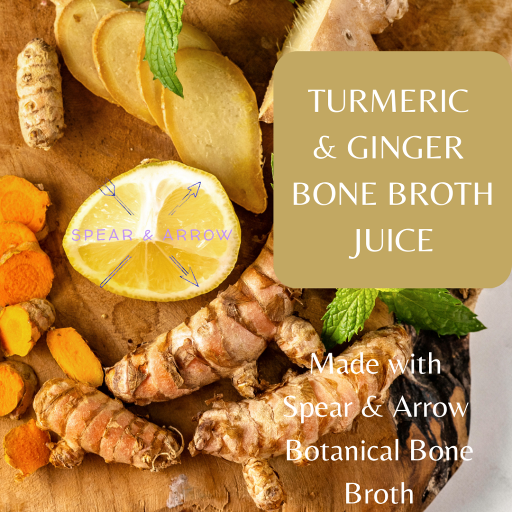 Turmeric and Ginger Bone Broth